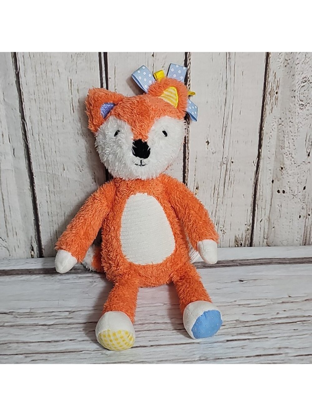 Make Believe Ideas Fox Snuggables Plush Stuffed Animal Toy Crinkle Sensory Lovey
